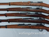 Konvolut von 5 Ordonanzwaffen abzugeben