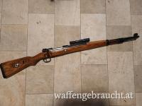 SSG K98, dot 43, mit Scharfschützen ZF-41, fast Nummerngleich 
