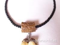 Nr. 1: Collier mit Hirschhorn und Hirschgrandeln