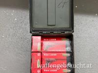 1.250 stk. rote Geco 9mm FMJ 124 gr. IPSC Munition inkl. Surplus Munition Blechkiste (die guten alten in roter Schachtel)