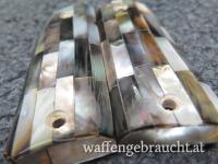Perlmutt Griffschalen Griff Grip Grips passend für alle 1911 Full Size Pistolen 1911er