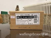 RESERVIERT! Sellier und Bellot im Kaliber 9mm Luger FMJ mit 8g/124gr, Schüttpackung 250Stk.