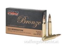 **Wieder lagernd** PMC 223 REM 55 GRS FMJ-BT BRONZE LINE 1000 STK | www.waffen.shopping
