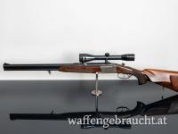 Ferl. Bockbüchsflinte von Joh. Michelitsch im Kal. 6,5x57R, 16/70 mit Kahles 6×42