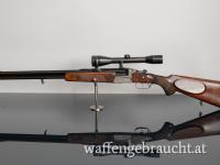 Ferlacher Bochbüchsflinte im Kal. 7x65R 16/70, mit Schaftverschneidung, generalüberholt!