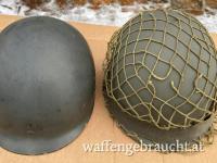 ÖBH Stahlhelm mit Innenhelm + Tarnnetz - Bundesheer