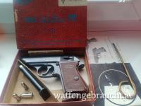 Walther, Manurhin SAMMLER PPK Bj 1966 mit Adler alles Nummerngleich Magazine alles selbe Nummer)