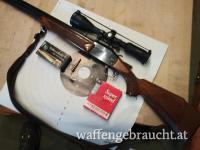 Fuchs Schreck Tikka BBF 5,6x52R.  12/70.    HAWKE VANTAGE.    4-12X50 Leuchtpunkt, Hand Spanner,freiliegenden Kugellauf
