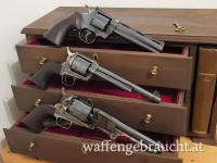 Colt US Bicentennial Set Python, Single Action Army & Dragoon Revolver in der Holzkassette Nummerngleich und ungeschossen