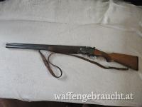 Brno (Brünner) Bockdoppelflinte ZH-321, Kal. 16/70 inkl. Lederriemen. Tel. 0650/428 36 36