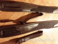 2 Stück // Original Blaser Gewehrriemen Loden & Leder // dunkelbraun