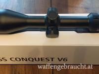 Zielfernrohr ZEISS Conquest V6 // 2,5-15x56 mit dim. Leuchtpunkt // Absehen 60 beleuchtet // 2. Bildebene//Zeiss Flip Cover