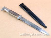 GEBIRGSJÄGER Parade Ausgeh Bajonett-Seitengewehr für G33/40 vom Wehrmacht Hersteller WKC 