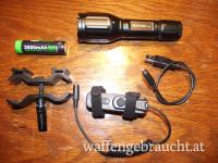 Nextorch T5G Hunting Set Jagd-Lampe Grünlicht & Weißlicht ohne Filter für Jagdgewehr