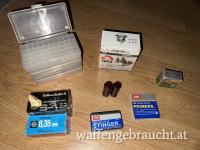 VHB Munition Diverse Konvolut - 9mm short, 12/70 Schrot Birdshot, 5 Schachteln 6,35mm / .25 ACP, 22lr, Primer, .45 ACP Case