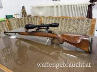 Mauser K98 im Kaliber 7x64 mit Schmidt und Bender 8x56, Absehen 4, Montage für das linke Auge
