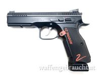 Pistole CZ Shadow 2 Blue 9x19mm inkl. Target Griffschalen und Magazinauslöser