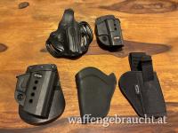 Konvolut aus 5 Holstern