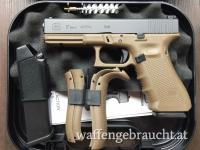 Glock 17 Gen.4 FDE 9mm original, NEU 