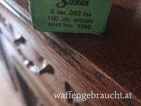 Geschosse Sierra 6 mm bzw 243