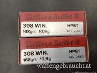 Sellier & Bellot .308 Win. Match HPBT 10,9g/168grs ab € 1,95.- (ab 200 Stk.)
