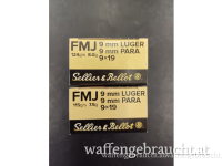 Sellier & Bellot 9mm Luger VM 7,5g/115grs  1000 Stk. € 249.- 