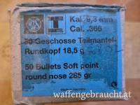 9,3 mm Teilmantel Rundkopf Geschosse