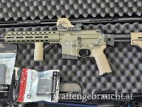 🔥 Schmeisser AR‑15 SF4 10,5" ODG mit Falke LE Gen2 + Schmeisser Hugo One Hunting Knife — NEU, Kaliber .223rem 🔥