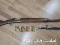 (RESERVIERT) Chile Mauser M95 mit Bajonett und Zubehör