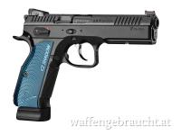 CZ 75 SHADOW 2 9X19 BP BLUE GRIP *LAGERND*