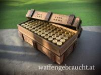 Hochwertige Munitionsbox aus Holz