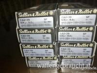 Sellier & Bellot im Kaliber 7,62x39 SP (Teilmantelgeschoss) mit 8,0g/124gr