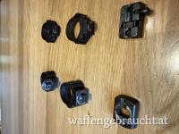 Sauer 202 Schwenkmontage von EAW mit Ringmontagen für 2 ZFR D30