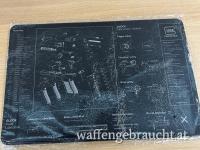 Glock Pistole Gen4 Unterlegsmatte/ Reinigungsmatte Neopren - Rarität