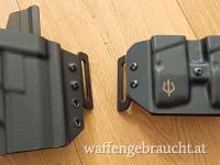 Black Trident Raven Holster & Double Mag Carrier für CZ P-10 F