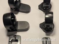 HMS Schwenkmontage 30mm komplett mit 2 x Oberteilen für 2 Optiken zum Wechseln