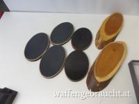 7 Stück Geweihschild - Trophänschilder