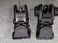 KLAPPVISIER-SET  +  BLACKHAWK Daumenauflage - Rail Mounted Thumb / Green