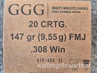 💥💥 MUNITIONS-AKTION – .308 WIN READY TO SHOOT METALLBOX | 640 SCHUSS GGG FMJ 💥💥