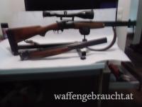 Bockbüchsflinte mit WL -  - mit Munitionskonvolut -+ Flip-caps + Gurt ect -- Sonderpreis !!