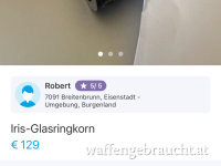 Iris-Glasringkorn, verstellbar