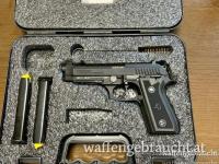 Taurus PT92 AF-D im Kaliber 9mm Para, mit 5 Zoll Lauflänge, zwei Magazine und Transportkoffer