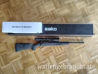 Sako Finnlight Black 90, .308 Winchester, Schmidt und Bender 3-12x42, viel Zubehör