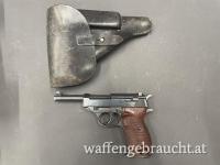 Orig Walther P38, Kal 9mm para , aus BH Bestände , mit schwarzer Tasche und 1x Reservemagazin 