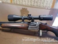 Wendl BBF im Kaliber 6,5x57R und 12/70 mit Wechsellauf 12/70 und Bauer 2-12x50 mit Absehen 4 und Leuchtpunkt