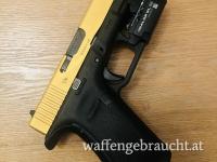 Glock 17 Gen. 5 GOLD inkl. Olight BALDR Mini