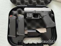 Glock 43X Silverslide + Munition und Zubehör 