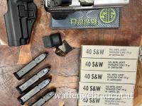 Sig Sauer P229 40 S&W + 200 Schuss + 4 Magazine + Red Dot + Linksholster
