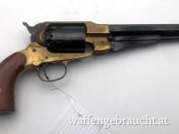 Schöner Vorderlader-Revolver von Uberti Remington New Army Mod. 1858 in Kaliber .44 7 3/4 Zoll Lauf  