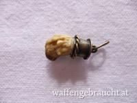 Nr. 12: Rehknöpfler mit Fassung aus Silber 925, 2 cm